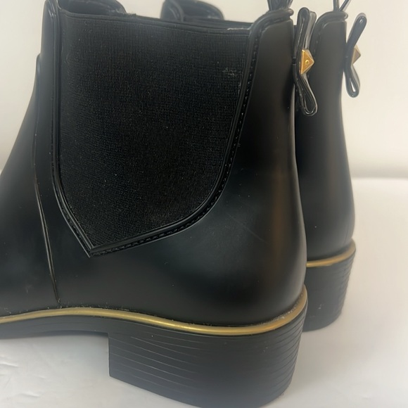Kate spade Rain Black Ankle Boots sz 10 - Picture 5 of 16